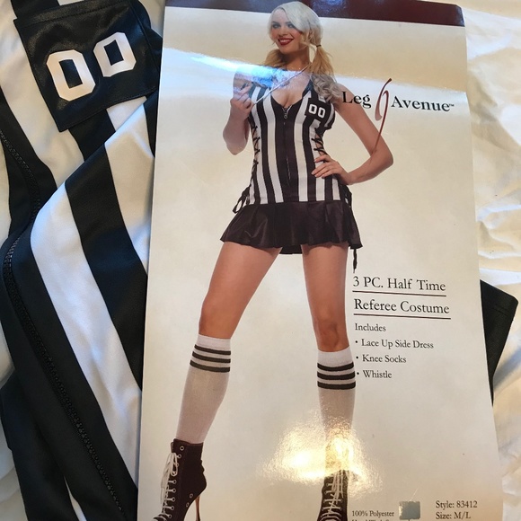 Leg Avenue Other - 🎃Leg Avenue Sexy Referee-Costume-Whistle/Socks🎃